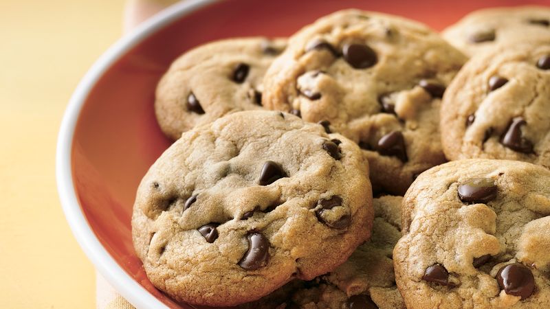 Cookies com gotas de chocolate