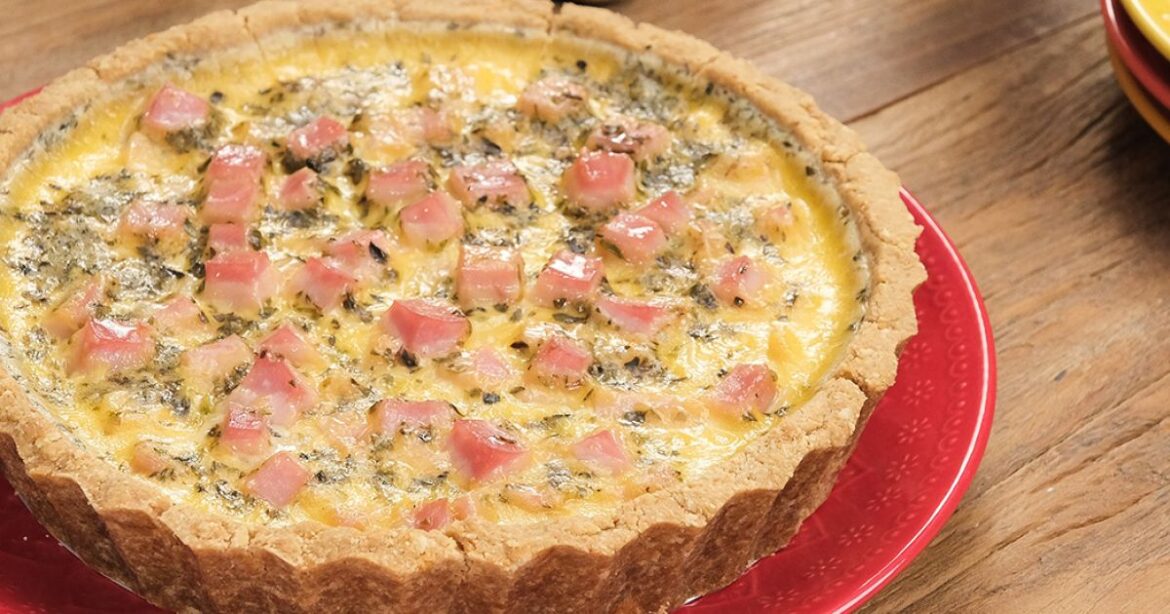 Quiche de Presunto e Queijo