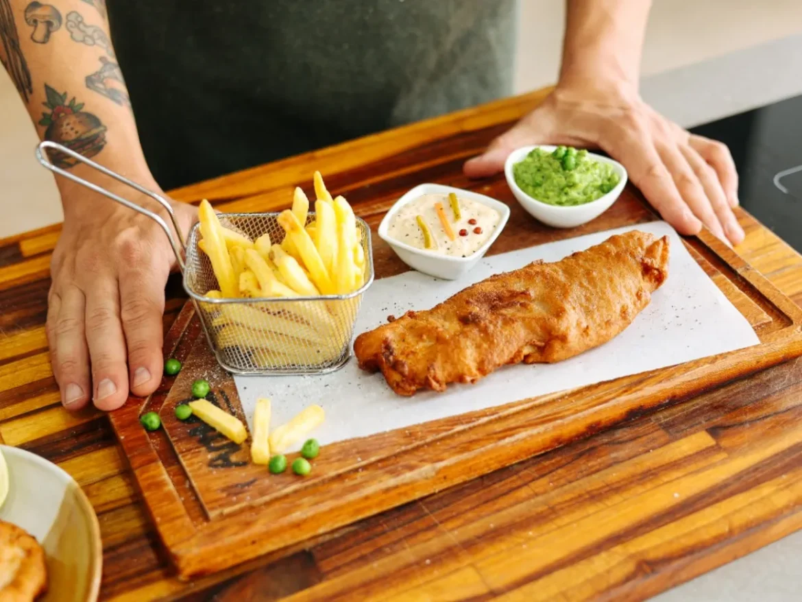 Peixe Empanado Crocante ao Estilo Fish and Chips