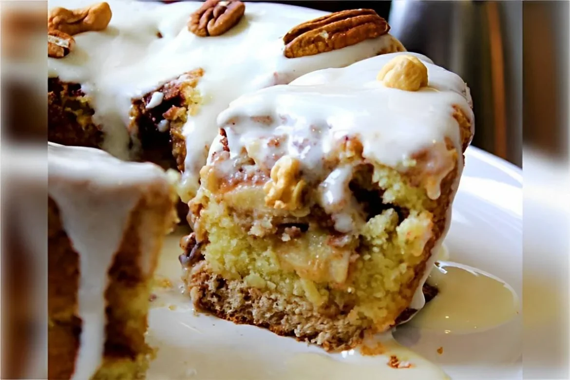 Bolo de Maçã com Nozes