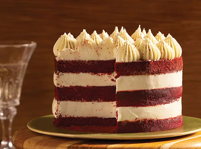 Bolo Red Velvet com Cream Cheese
