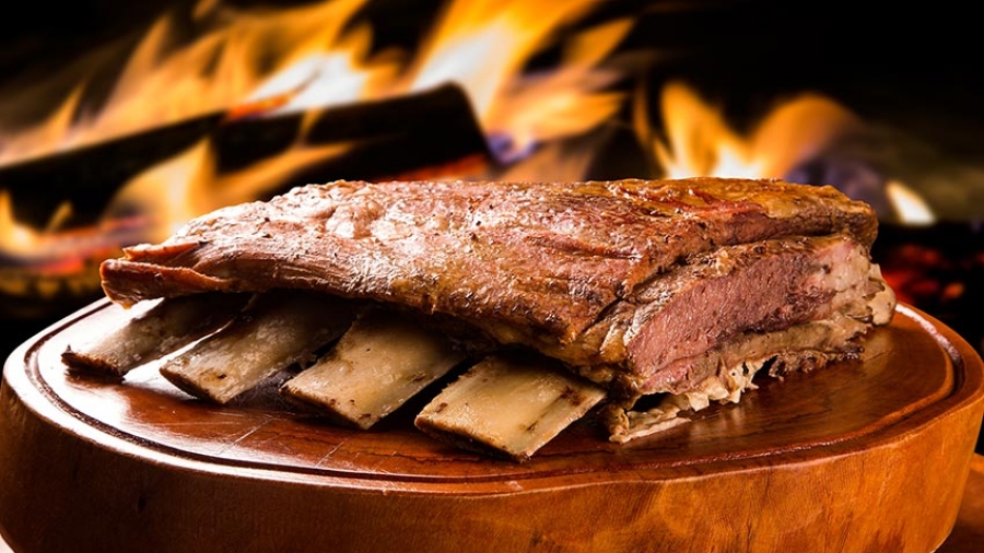 Receita Costela Assada na Brasa